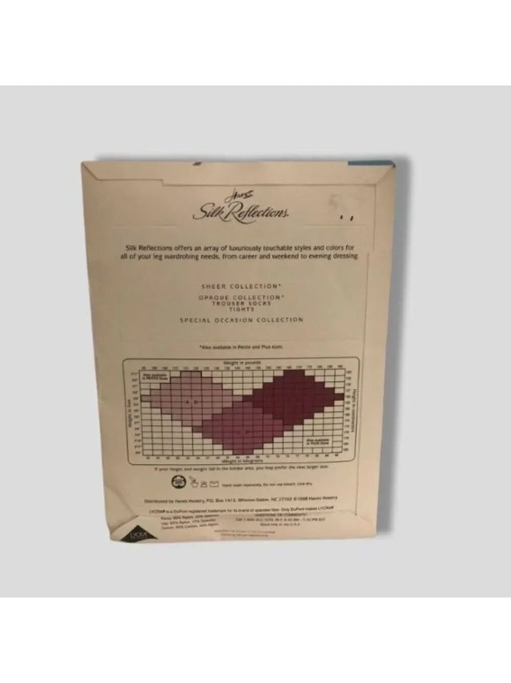 Hanes Silk Reflections Pantyhose Vintage Control Top S/M